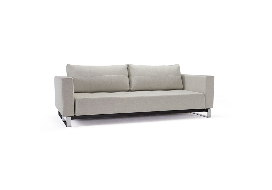 Fabric Upholstered Contemporary Sofa Bed