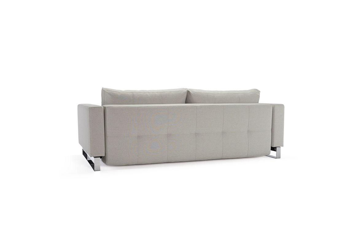 Fabric Upholstered Contemporary Sofa Bed - Click Image to Close