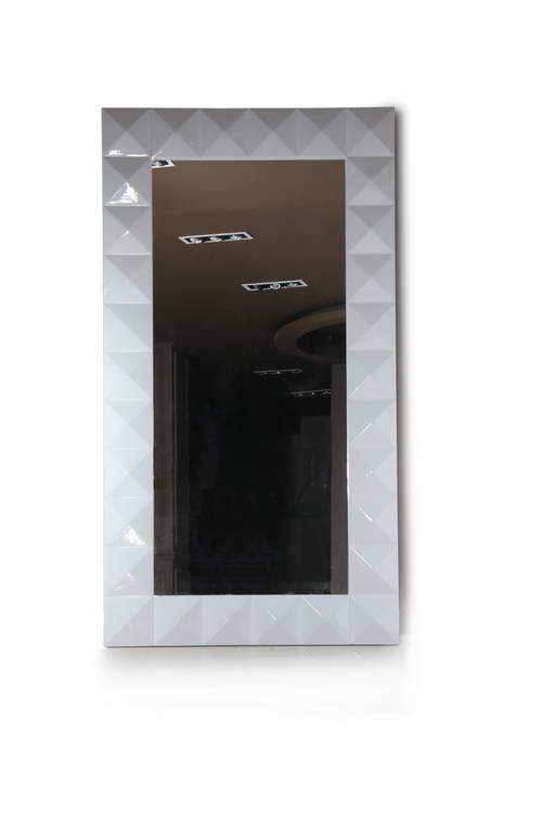 Vertical Standing White Lacquer Luxury Floor Mirror Shop modern Italian
