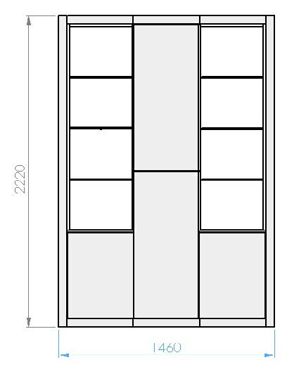 Exclusive Light Pistachio Wall Unit - Click Image to Close